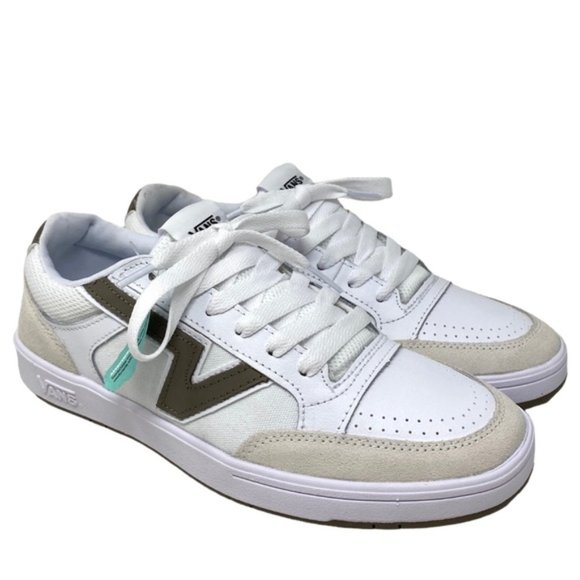 VANS Women Lowland ComfyCush Shoes Low Sneakers Suede Leather Beige VN0A7TNL1NU - Picture 2 of 9